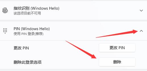 win11怎么取消pin码登录 win11取消pin码登录教程