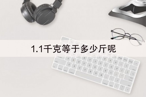 1.1千克等于多少斤呢