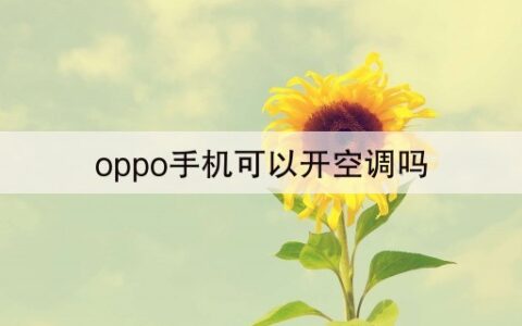 oppo手机可以开空调吗(10秒前已更新)