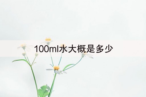 100ml水大概是多少(7分钟前已更新)