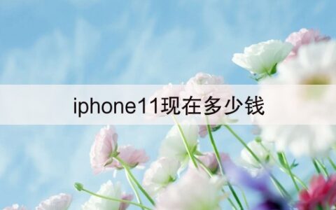 iphone11现在多少钱