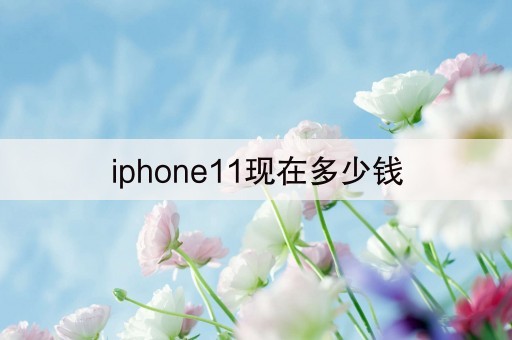 iphone11现在多少钱