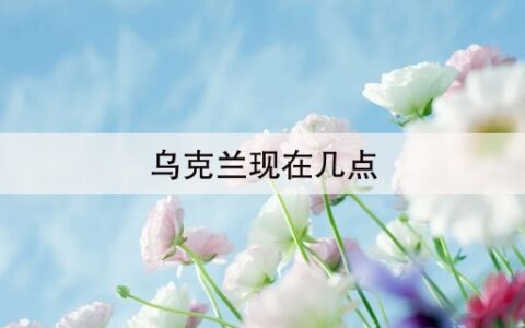 乌克兰现在几点(乌克兰现在是几点钟了)