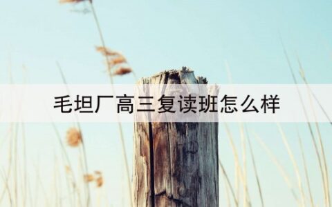 毛坦厂高三复读班怎么样(毛坦厂高三复读班学费2022)