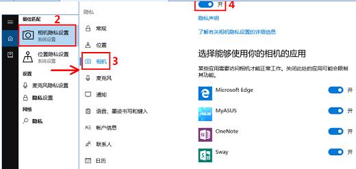 windows10相机打不开有个斜杠怎么办 windows10相机打不开有个斜杠解决方案