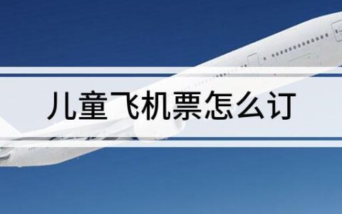 国内儿童机票的一些规则和购买技巧