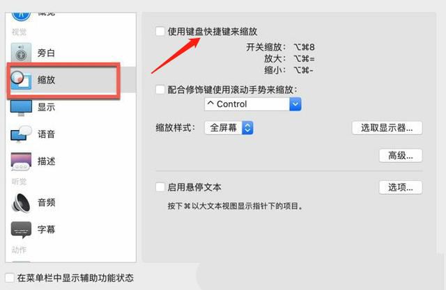 Mac怎么放大和缩小项目? Mac缩放项目的三种方法