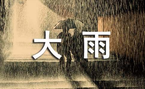 突如其来的大雨作文(通用)