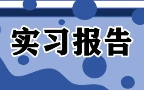 大学毕业生实习报告
